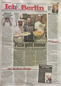 BZ about True Italian Pizza Week 2018